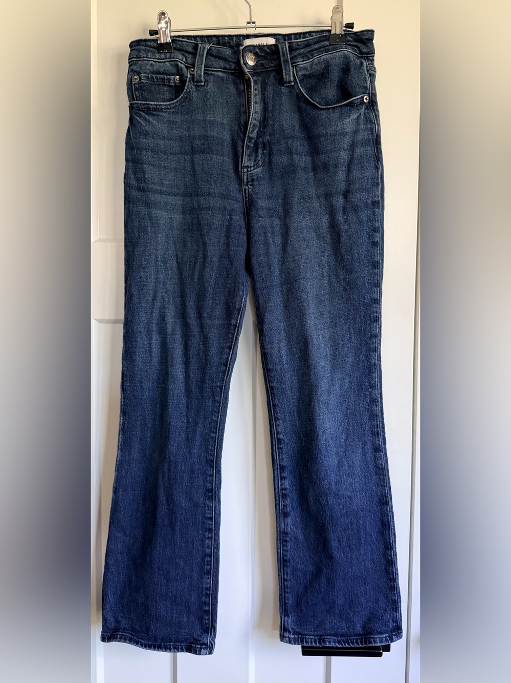 pistola Dark Blue Lennon High Rise Crop Boot - size 27